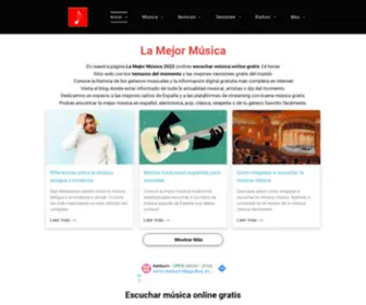 Lamejormusica.es(Escuchar Música Online Gratis 2024) Screenshot
