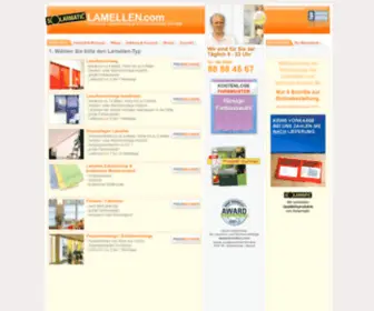 Lamellen.com(Lamellenvorhänge) Screenshot