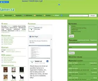 Lamer.cz(lamer) Screenshot