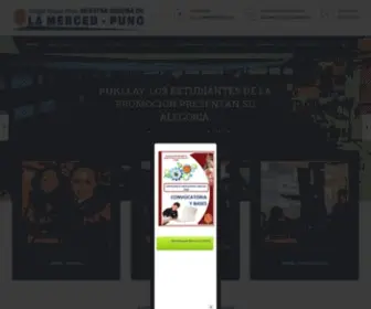 Lamercedpuno.edu.pe(COLEGIO PRIVADO MIXTO "NUESTRA SEÑORA DE LA MERCED PUNO") Screenshot