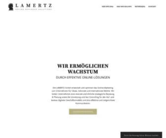 Lamertz.com(Online Marketing Beratung) Screenshot