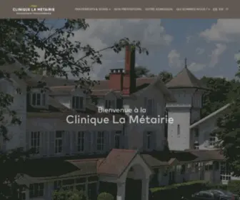 Lametairie.ch(Clinique La Métairie Nyon) Screenshot