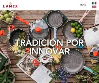 Lamex.com.mx(Diseñados y fabricados en México) Screenshot