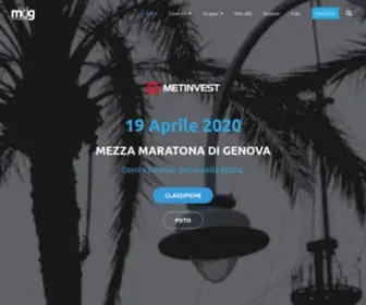 Lamezzadigenova.it(Mezza Maratona di Genova) Screenshot