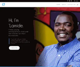 Lamidejohnson.com('Lamide Johnson) Screenshot