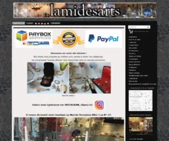 Lamidesarts.fr(Site de vente antiquités brocante) Screenshot