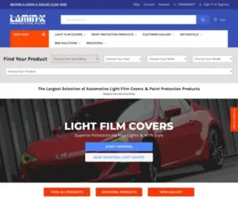 Lamin-X.com(Lamin-x Protective Films) Screenshot