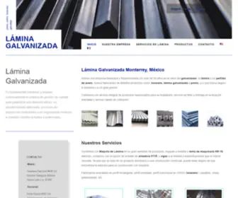 Lamina-Galvanizada.com(Venta de lamina galvanizada) Screenshot