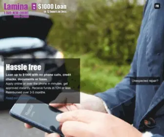 Lamina.ca(Borrowing made easy) Screenshot