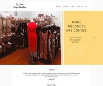 Laminatangoboutique.com(HOME) Screenshot