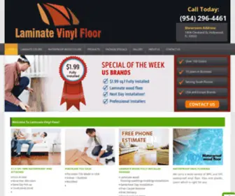 Laminatevinylfloor.com(Discount Laminate Flooring) Screenshot