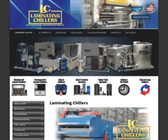 Laminatingchiller.com(Explanation of the Use for a Laminating Chiller and Tips for Purchasing Information) Screenshot