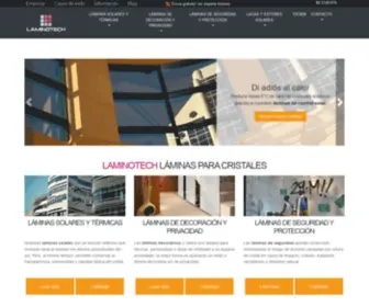 Laminotech.com(Conoce nuestra gama para Cristales) Screenshot