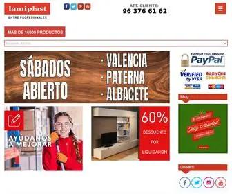 Lamiplast.com(Suministros industriales) Screenshot