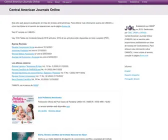 Lamjol.info(Central American Journals Online) Screenshot