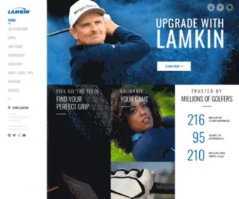 Lamkingrips.com(Homepage Lamkin Golf Grips) Screenshot