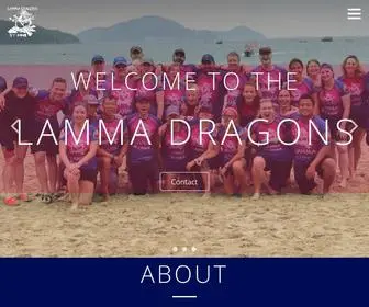 Lammadragons.com(Dragon Boat Club) Screenshot