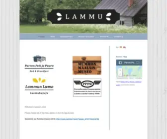 Lammu.fi(Tietoa Lammun matkailutilan palveluista ja tuotteista) Screenshot