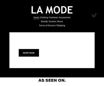 Lamodebathurst.com(LA MODE) Screenshot