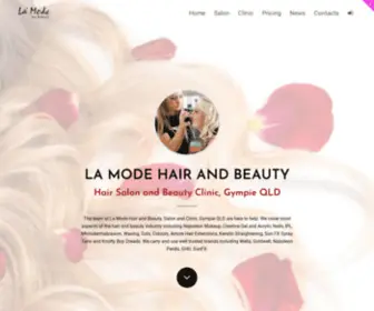 Lamodehairandbeauty.com.au(La Mode Hair and Beauty Gympie QLD) Screenshot