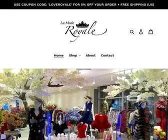 Lamoderoyale.nyc(La Mode Royale Official Site) Screenshot