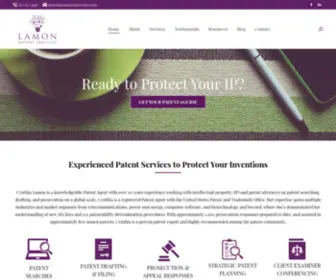 Lamonpatentservices.com(Lamon Patent Services) Screenshot