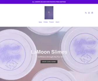 Lamoonslimes.com(LaMoon Slimes) Screenshot