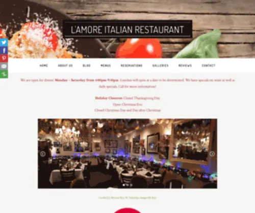 Lamoreitalianrestaurant.com(Lamoreitalianrestaurant) Screenshot