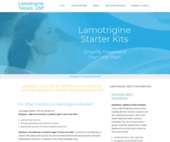 Lamotriginestarterkits.com(Lamotrigine Starter Kits by OWP Pharmaceuticals) Screenshot