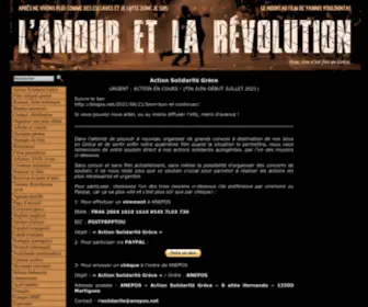 Lamouretlarevolution.net(L'amour et la révolution) Screenshot