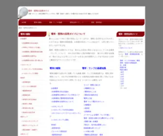 Lamp-Guide.com(電球) Screenshot