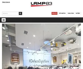 Lamp83.com.tr(LAMP 83 Aydınlatma San) Screenshot