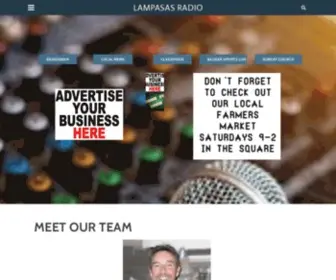 Lampasasradio.com Screenshot