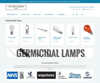 Lampco.co.uk(The Lamp Company) Screenshot