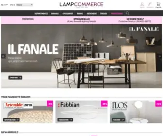 Lampcommerce.com(Lampade e lampadari di design moderno) Screenshot