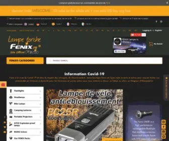 Lampe-Torche-Fenix.fr(Votre boutique en ligne FENIX®) Screenshot