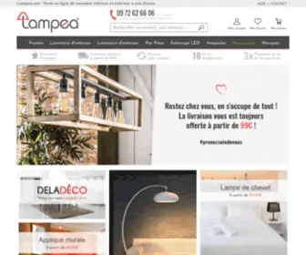Lampea.com(Faites entrer la lumière en trouvant le luminaire pas cher de vos rêves sur Lampea.fr) Screenshot