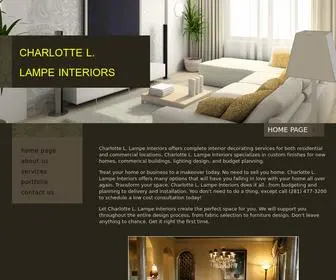 Lampeinteriors.com(Home Page) Screenshot