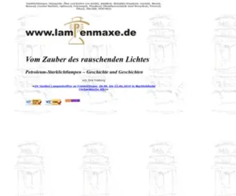 Lampenmaxe.de(Vom Zauber des rauschenden Lichtes) Screenshot