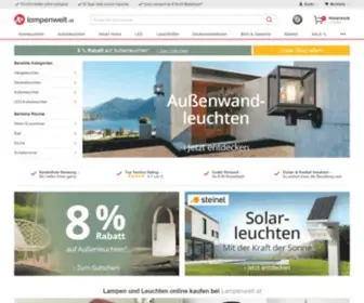 Lampenwelt.at(Lampen & Leuchten online kaufen) Screenshot