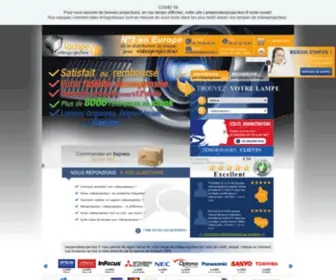 Lampevideoprojecteur.fr(Lampe videoprojecteur : ampoule pour projecteur à prix discount) Screenshot