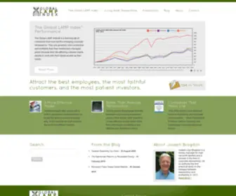 Lampindex.com(The Global LAMP Index and Living Asset Stewardship ï¿½ the upcoming book from Joseph H. (Jay)) Screenshot