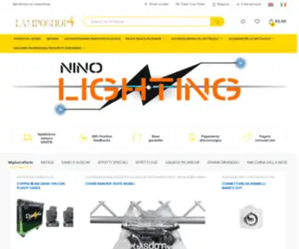 Lamposhop.com(Illuminazione e accessori per lo spettacolo) Screenshot