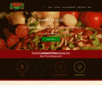 Lamppost-Backstreet.com(Best Pizza Delivery Restaurant. Lamppost Pizza) Screenshot