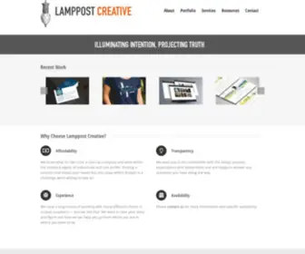 Lamppostcreative.com(Lamppost Creative) Screenshot