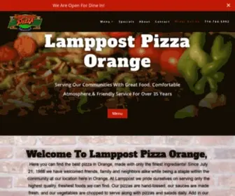 Lamppostpizzaorange.com(Orange, CA Pizza) Screenshot