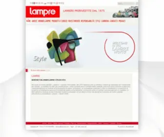 Lampre.com(Home) Screenshot