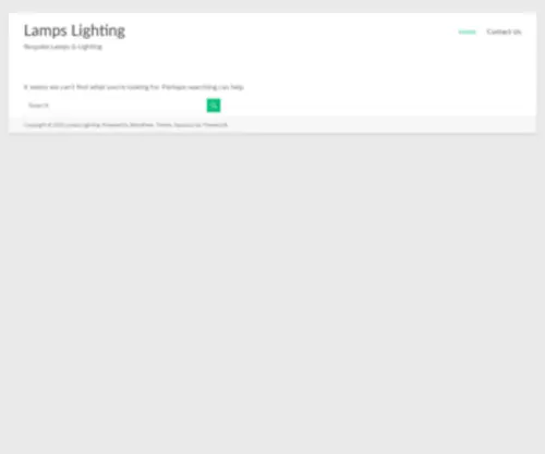 Lampslighting.com(Bespoke Lamps & Lighting) Screenshot