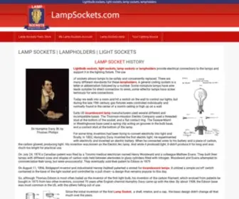 Lampsockets.com(Lamp Sockets) Screenshot