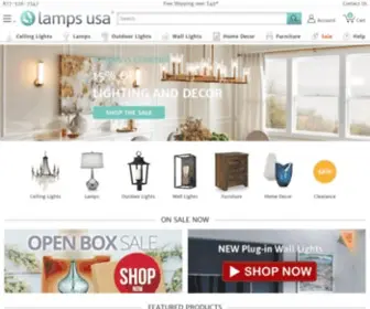 Lampsusa.com(Light Fixtures) Screenshot